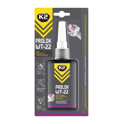 K2 Ljepilo za Navoje Mekih Metala Prolok Wt22 Low 50ml