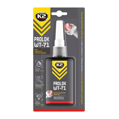 K2 Ljepilo za Navoje Trajno Prolok Wt71 High 50ml