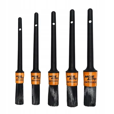 Kist set za detailing 5/1, Crni
