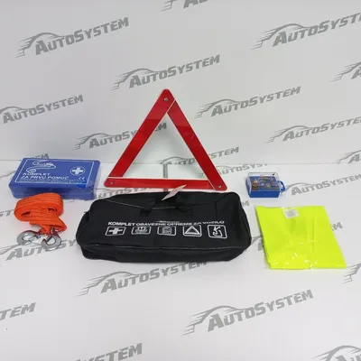 Komplet obavezne opreme za auto sa H7/H1 sijalicom, Crni