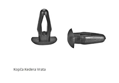 Kopča kedera vrata Peugeot, Crna