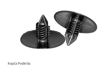 Kopča podkrila Renault Clio 3, Laguna, Siva