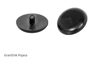 Kopča pojasa graničnik, Siva