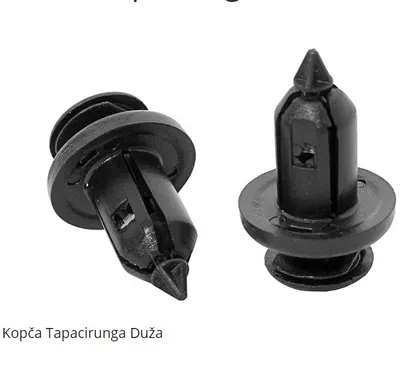 Kopča tapacirunga Honda duža, Siva