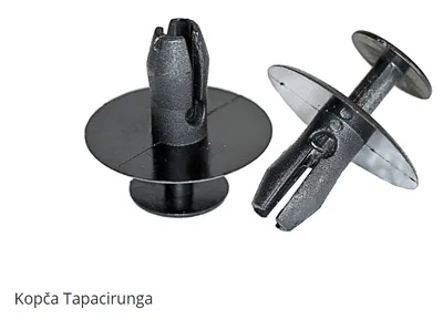 Kopča tapacirunga Peugeot, Siva 3486KT