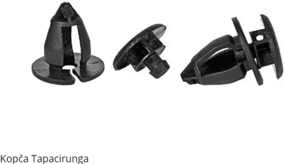 Kopča tapacirunga Renault Kangoo,Trafic, Siva