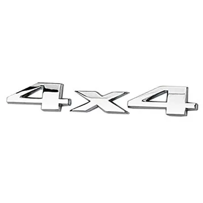 Metalni natpis 4x4, Bijeli