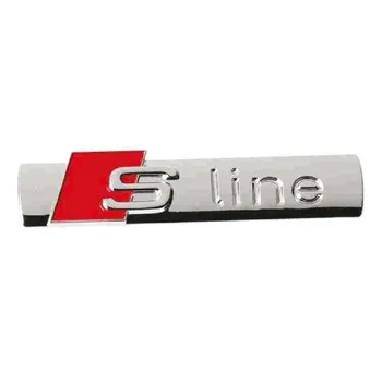 Metalni natpis S Line, Hrom