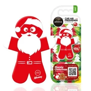 Miris za auto Aroma car manny Santa Claus, Crveni