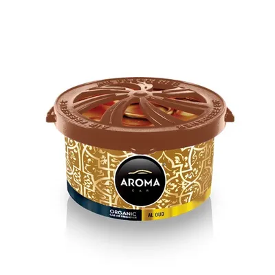 Miris za auto Aroma car organic Al oud, Smeđi