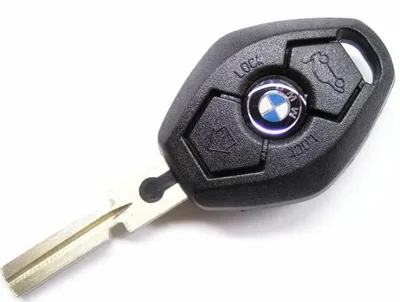 Oklop za ključ BMW, 2 tipke S14, Crni