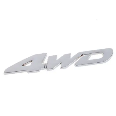 Plastični natpis 4WD, Bijeli