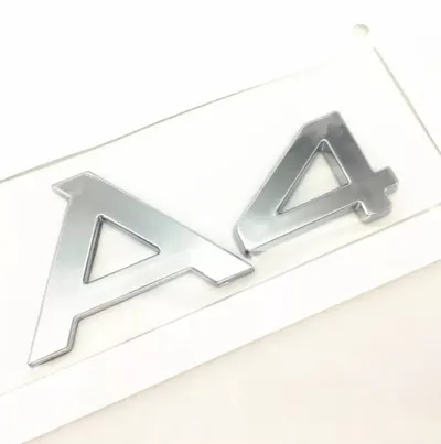 Plastični natpis ASY A4, Bijeli