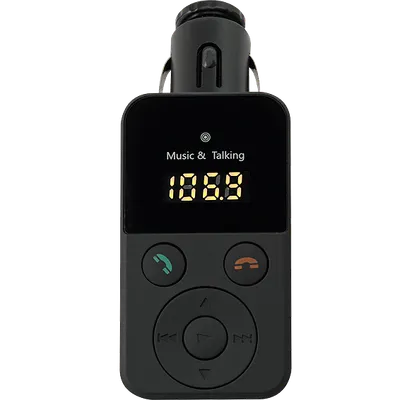 SAL FM modulator 4in1, Bluetoot handfree, 12V/24V, USB punjač 1A - FMBT 40, Crni