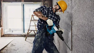 Bosch elektro-pneumatski čekić za sjeckanje sa SDS max rukohvatom GSH 500 Profi kućište 0611338720
