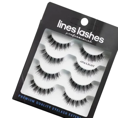 Lines Set vještačkih trepavica Ana Light, 4 para