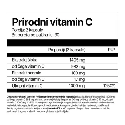 4Endurance Prirodni vitamin C