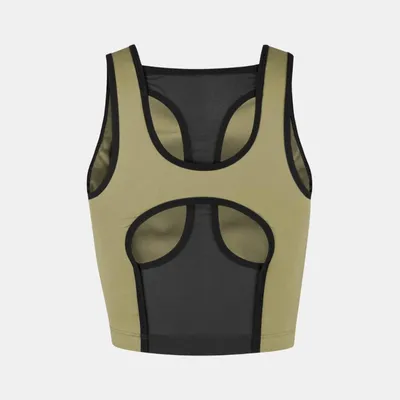 Montura Ženski sportski top Crimp Logo, Krem