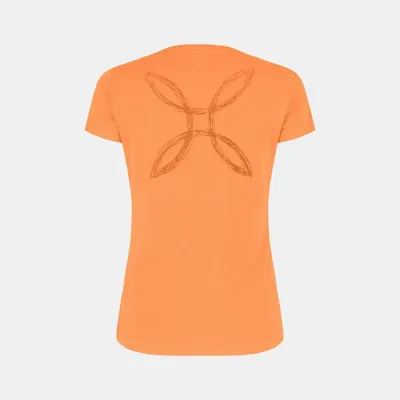 Montura Ženska sportska majica Pencil Logo, Breskva boja