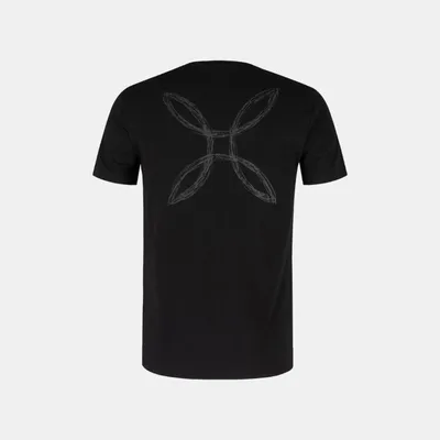 Montura Muška sportska majica Pencil Logo, Crna