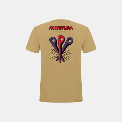 Montura Muška sportska majica Pitons, Krem