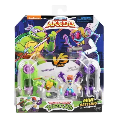 AKEDO figure Donatello i Baxter Stockman TMNT S1 VERSUS PK