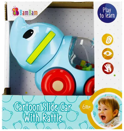 Bam Bam Auto sa Zvečkom Slon, Plava