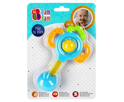 Bam Bam Igračka Baby Zvečka Cvijet