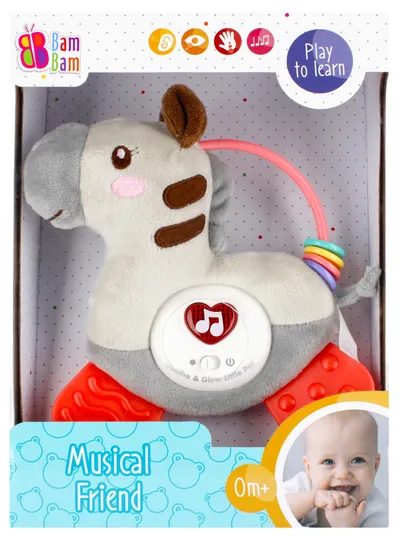 Bam bam Plišana igračka za bebe Zebra