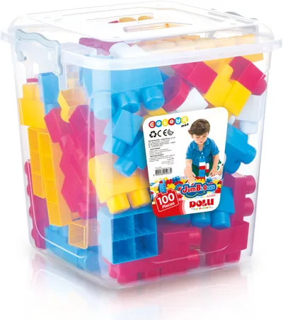 Kocke U Plastičnoj Kutiji 100Kom