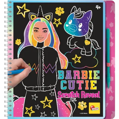 BARBIE Knjiga grebalica, zagrebi i otkrij svoje modele, Roza