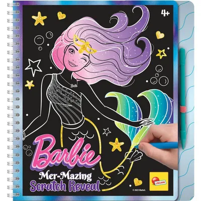 BARBIE Modna knjiga, zagrebi i otkrij modele, Roza