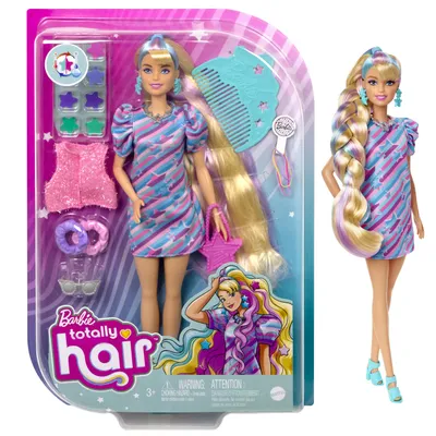 Barbie totally hair plava