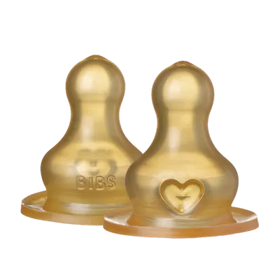 Bibs Sisač za Bocu 2Pak Latex Medium Flow, Žuti