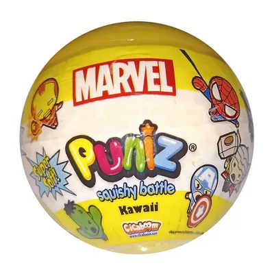 Cica Boom MARVELpuniz, 65 mm kapsule, figure iznenađenja, Žuta