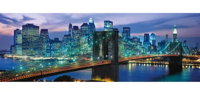 CLEMENTONI Slagalica 1000 dijelova Panorama New York Brooklyn