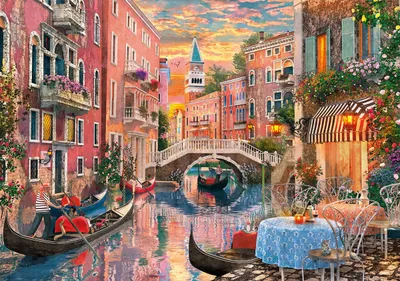 CLEMENTONI Puzzle 6000 dijelova Venecija Večernji Zalazak Sunca