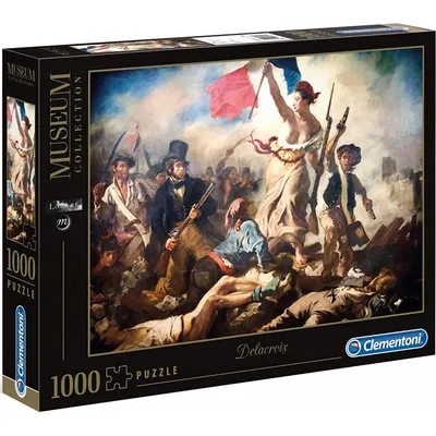 Clementoni Puzzle Delacroix Sloboda vodi narod, 1000 dijelova