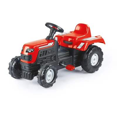Dolu Traktor 52x81,5x45cm, Crvena