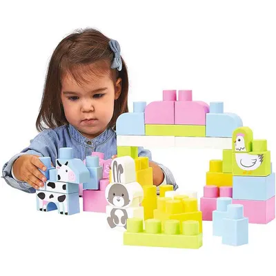 ECOFFIER Abrick Maxi kocke, 50 kockica roze