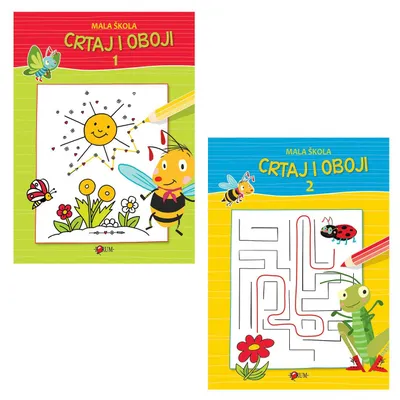 Forum Crtaj i oboji 1-2, Žuta