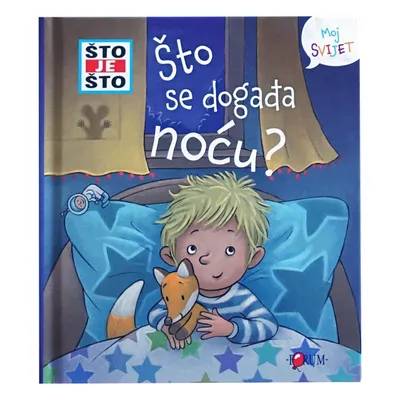 Forum ŠTO JE ŠTO? Što se događa noću? Slikovnica s prozorčićima, Plava