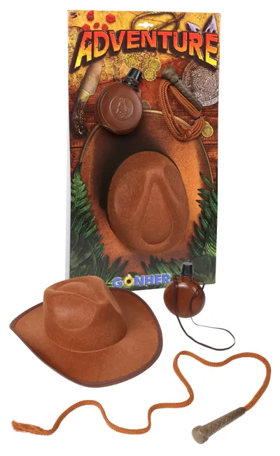 Gonher Kaubojski set (šešir, bič, boca)