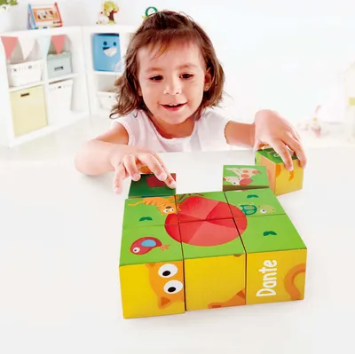 HAPE Dečije drvene kocke