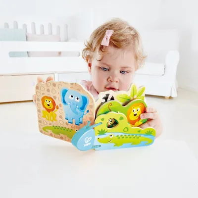 HAPE Edukativna drvena knjiga E0047A