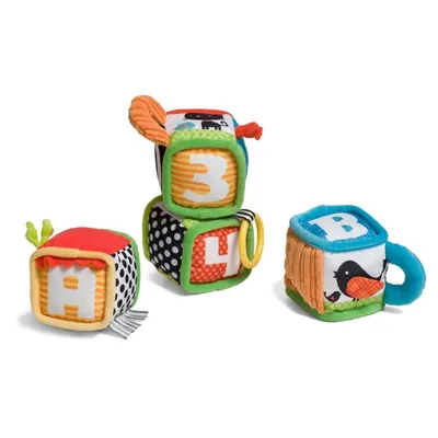 Infantino Baby Plišane Kocke , Šarena