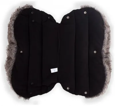 Kikka Boo Handmuff Luxury Zaštita za Ruka za Kolica, Siva