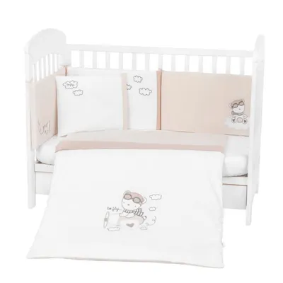 Kikka Boo Posteljina Ogradica Dreamy Flight 120/60cm, Roze