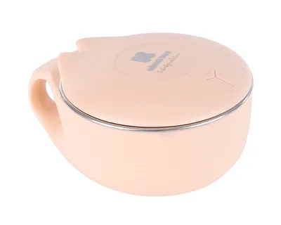 Kikka Boo Posuda Od Nehrđajućeg Čelika sa Dizajnom Mačke 200ml, Roze