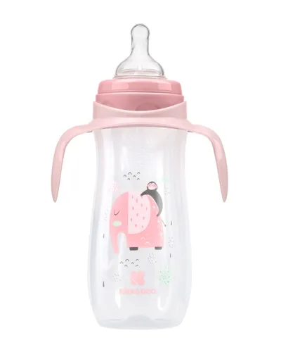 Kikka Boo PP Boca za Hranjenje 400ml ,Jingle Jungle, Roza